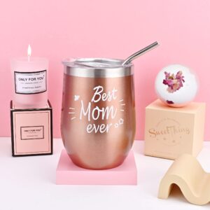 JUPOZOP New Mom Gifts for Women After Birth, Birthday Gifts for Mom from Daughters, Relaxing Gifts for Mom Baskets, Gift Basket for Mom Grandma Nana Mother in Law Women