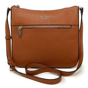 Kate Spade New York Leila Colorblock Pebbled Leather Crossbody Bag (Warm gingerbread)