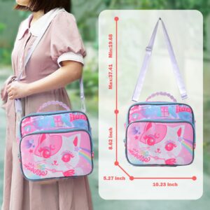 KidsPUNK Lunch Box Kids, Girls Lunch Box Insulated Lunch Bag Bento Lunch Box For Kids Cute Pink Cat Lunch Box For Girls Insulated Lunch Box For Boys Lunchboxes Kids With Water Bottle Holder