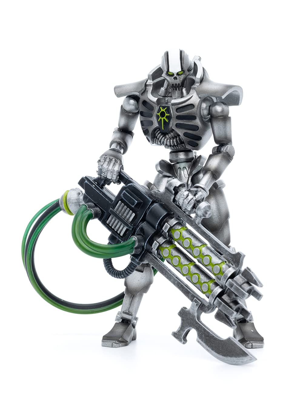 HiPlay JoyToy Warhammer 40K Necrons Sautekh Dynasty Immortal with Gauss Blaster 1:18 Scale Collectible Action Figure