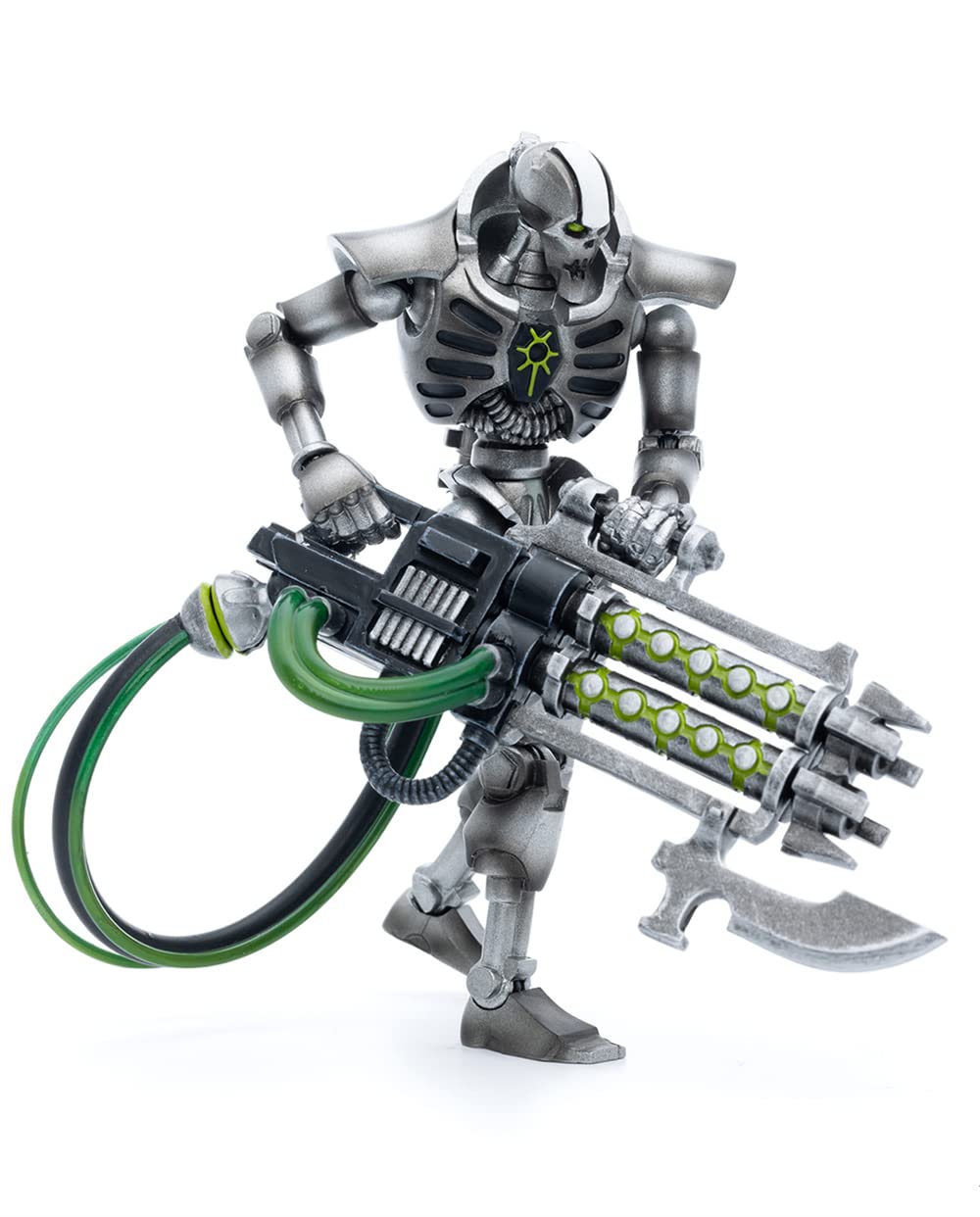 HiPlay JoyToy Warhammer 40K Necrons Sautekh Dynasty Immortal with Gauss Blaster 1:18 Scale Collectible Action Figure