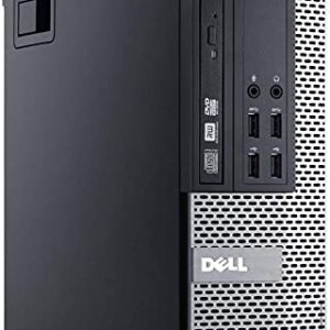 Dell Optiplex 9020 Small Desktop Computer (SFF) | Quad Core Intel i5 (3.20GHz) | 16GB DDR3 RAM | 512GB SSD Solid State | Windows 10 Pro | 24in Monitor | RGB Mouse + Keyboard, Black (Renewed)