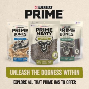 Purina Prime Meaty Tender Bits with Venison All Natural Dog Treats - 16 oz. Pouch