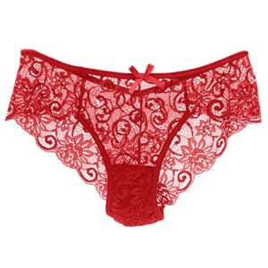 underwear women sexy panties for women naughty for sex/play low waist cotton high cut t-back thong breathable see through plus size underwear sexy underwear for women red