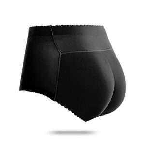 Underwear Women Seamless Underwear for Women Butt Lifter High Rise Cotton Comfortable Underpants Breathable Soft Oversize Shapewear Thongs Cheeky Underwear for Women Black