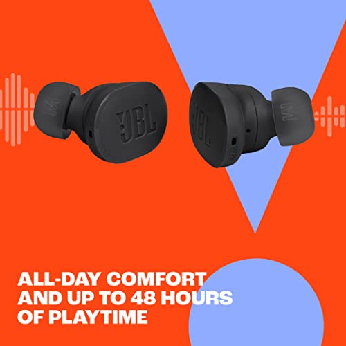 JBL Tune Buds - True wireless Noise Cancelling earbuds, JBL Pure Bass Sound, Bluetooth 5.3, 4-Mic technology for Crisp, Clear Calls, Up to 48 hours of battery life, Water and dust resistant (White)