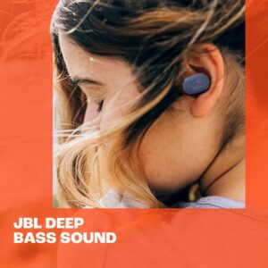 JBL Tune Buds - True wireless Noise Cancelling earbuds, JBL Pure Bass Sound, Bluetooth 5.3, 4-Mic technology for Crisp, Clear Calls, Up to 48 hours of battery life, Water and dust resistant (Blue)