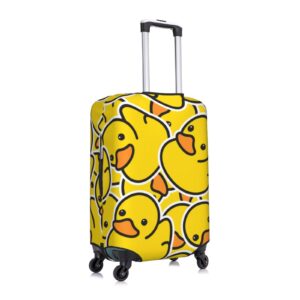 Fsugnioe Rubber Duck Elastic Travel Luggage Cover Travel Suitcase Protective Cover For Trunk Case Apply To 19''-32'' Suitcase Coversmall