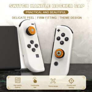 VGBUS Switch Case Compatible with Nintendo Switch Oled, Switch Oled Case Cover with Screen Protector,Playstand,Thumb Grip Caps for Nintendo Switch Oled(Tears of the Kingdom)