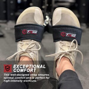 Reverse Squat AB Strap Prfect for Training Abs and Hip Flexors. Elite Speed, Jumping, and Explosiveness for men and women. (Straps for Cable Machines) Knee Protection, Leg Strength, and Deep Core.