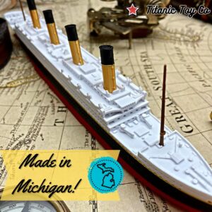 TitanicToyCo RMS Titanic Model Ship 1 Ft Long Assembled Titanic Toys For Kids, Historically Accurate Titanic Toy, Titanic Ship, Titanic Cake Topper, Titanic Figurine, Titanic Boat, Titanic Replicas