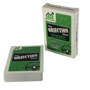 The Objection Deck- Car Sales Training Flash Cards to Overcome Any Objection and Close The Deal