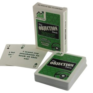 The Objection Deck- Car Sales Training Flash Cards to Overcome Any Objection and Close The Deal