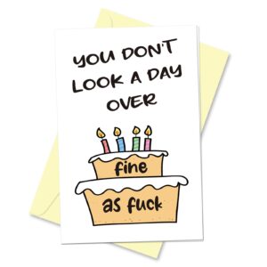 arsagen funny birthday card, sarcastic bday card, naughty card for him her friend brother sister, 30th birthday card