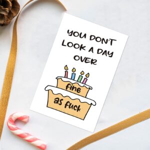 Arsagen Funny Birthday Card, Sarcastic bday card, Naughty Card for Him Her Friend Brother Sister, 30th Birthday Card