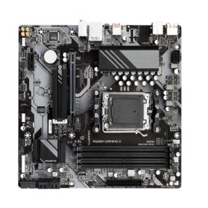 GIGABYTE A620M GAMING X (AM5/ LGA 1718/ AMD/ A620/ Micro ATX/ 5-Year Warranty/ DDR5/ PCIe 4.0 M.2/ PCIe 4.0/ USB 3.2 Gen1x2 Type-C/Realtek 1GbE LAN/Q-Flash Plus/PCIe EZ-Latch/Motherboard)