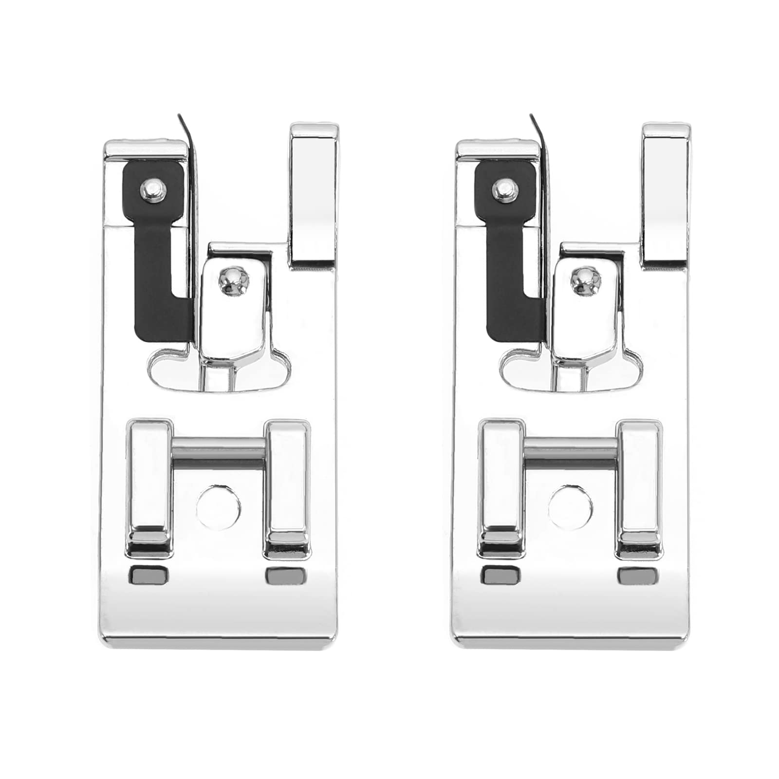 Create idea 2PCS Overlock Presser Foot for All Low Shank Snap-On Sewing Machines Compatible with Singer Compatible with Brother Compatible with Babylock