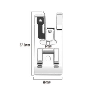 Create idea 2PCS Overlock Presser Foot for All Low Shank Snap-On Sewing Machines Compatible with Singer Compatible with Brother Compatible with Babylock