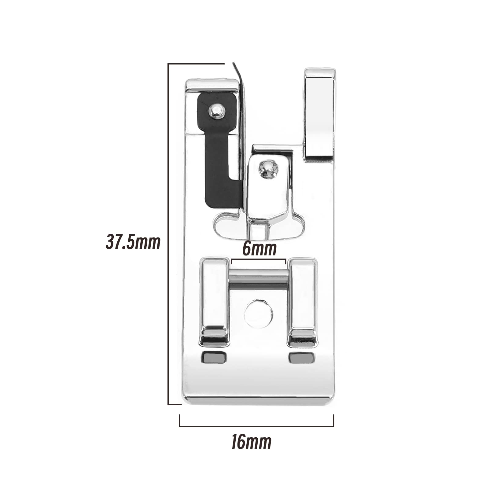 Create idea 2PCS Overlock Presser Foot for All Low Shank Snap-On Sewing Machines Compatible with Singer Compatible with Brother Compatible with Babylock