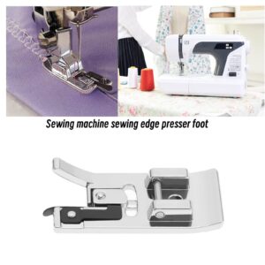 Create idea 2PCS Overlock Presser Foot for All Low Shank Snap-On Sewing Machines Compatible with Singer Compatible with Brother Compatible with Babylock