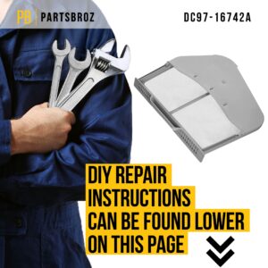 PartsBroz Dv45h7000ew/a2 Dv45h7000gw/a2 Dv40j3000gw/a2 Samsung Dryer Lint Trap Screen Filter Replacement