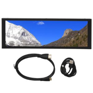 Diyeeni for Raspberry Screen Monitor, Portable Monitor 400x1280 7.9in TFT LCD Screen, with HDMI USB Interface, 170° Full View, Support for WIN10 for Win10, 8.1, 8, 7