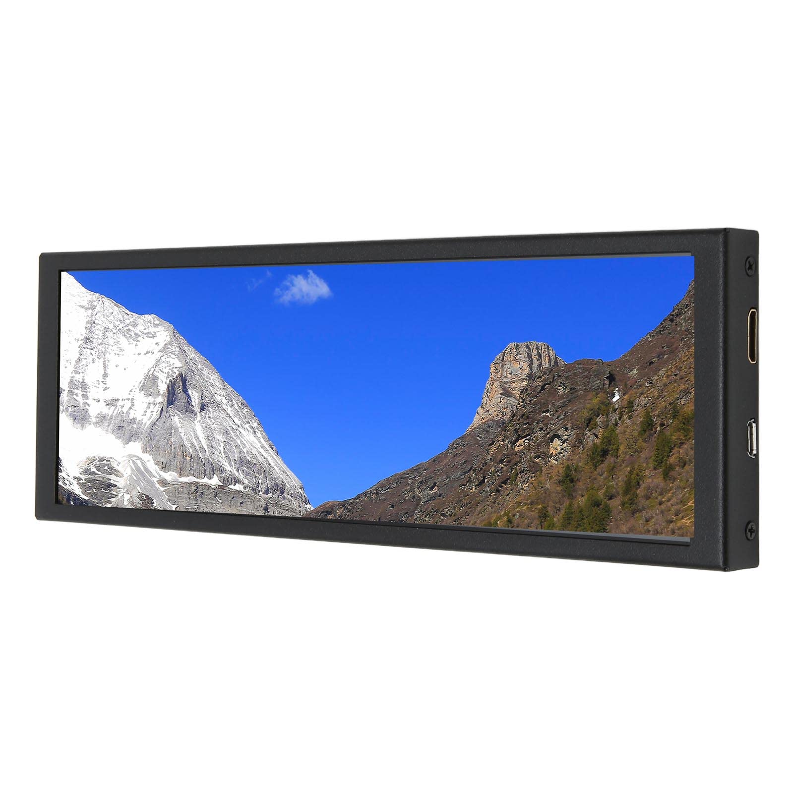 Diyeeni for Raspberry Screen Monitor, Portable Monitor 400x1280 7.9in TFT LCD Screen, with HDMI USB Interface, 170° Full View, Support for WIN10 for Win10, 8.1, 8, 7