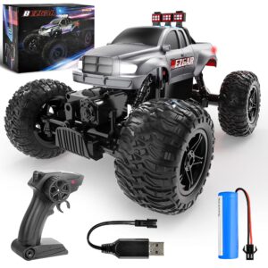 BEZGAR 1:14 Scale All Terrain Electric RC Truck - Waterproof Monster Truck for Kids with 2.4GHz Remote and Rechargeable Battery, TC141 Rc Car Remote Control Car for Boys 8-12