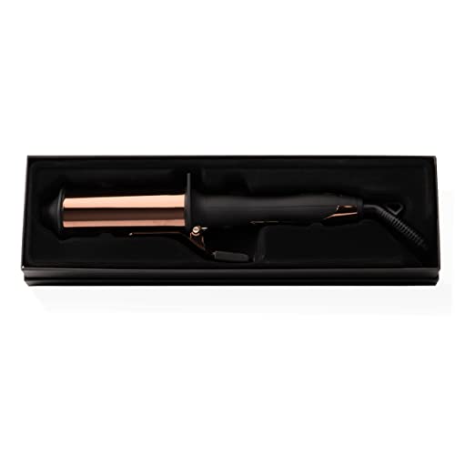 FoxyBae Titanium Curling Iron 2 Inch – Rose Gold Collection | Curling Wand for Shiny & Healthy Hair | Long Lasting, Defined Curls | Hair Curler for Longer Hair | Top Hair Tool for Styling, (2")