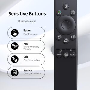 Voice Remote Control Fit for Samsung Smart TVs, BN59-01312A Universal Remote Replacement for All Samsung Frame QLED LED LCD 8K 4K TVs