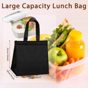 meekoo 12 Pcs Lunch Bag Insulated Lunch Bag Reusable Leakproof Cooler Bag Waterproof Lunch Tote for Women Men Adults Unisex Work Lunch School Picnic Office Travel, Back to School