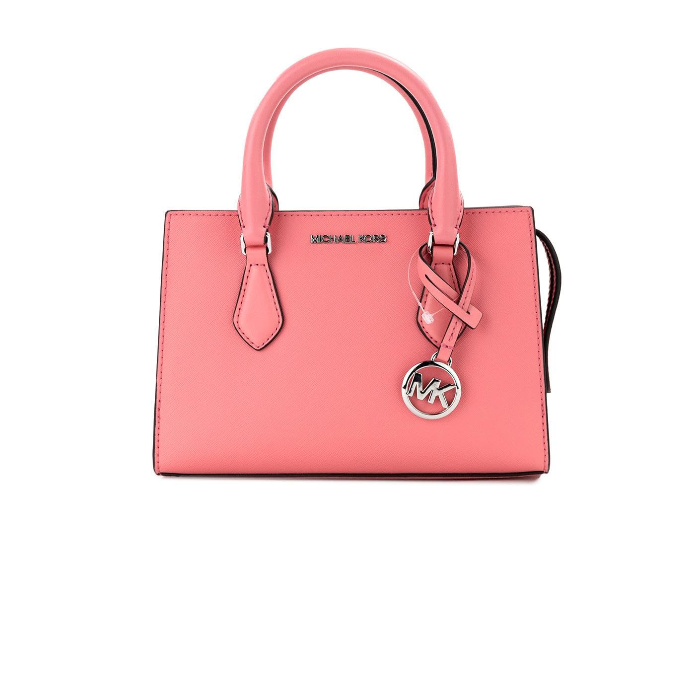 Michael Kors Sheila Small Non-Leather Vegan Satchel (Tea Rose)