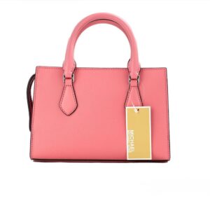 Michael Kors Sheila Small Non-Leather Vegan Satchel (Tea Rose)