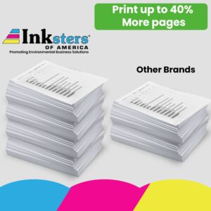 Inksters of America Remanufactured Extra High Yield Metered Toner Cartridge Replacement for Xerox 106R02742