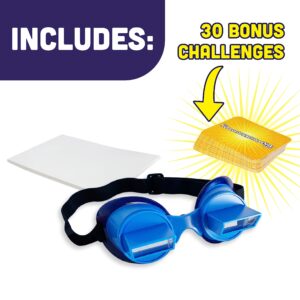 Vango UpsideDownChallenge Game - Complete Fun Challenges with Upside Down Goggles for Ages 8+, 2-6 Players