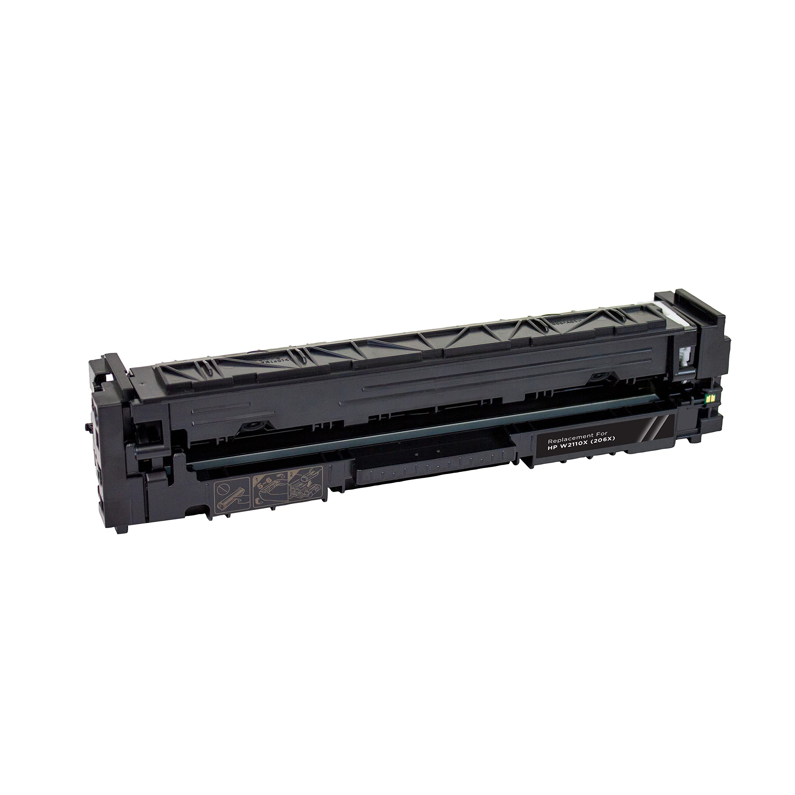 Inksters of America Remanufactured High Yield Black Toner Cartridge (Reused OEM Chip) for HP 206X (W2110X)