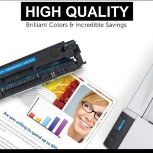 Inksters of America Remanufactured High Yield Black Toner Cartridge (Reused OEM Chip) for HP 206X (W2110X)