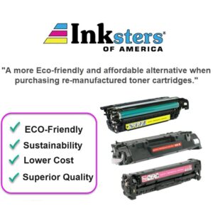 Inksters of America Remanufactured High Yield Black Toner Cartridge (Reused OEM Chip) for HP 206X (W2110X)