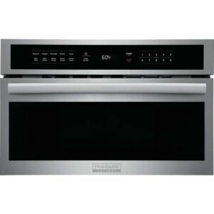 frigidaire gmbd3068a gallery 30 inch wide 1.6 cu. ft. 1650 watt built in microwave with sensor cook technology - stainless steel