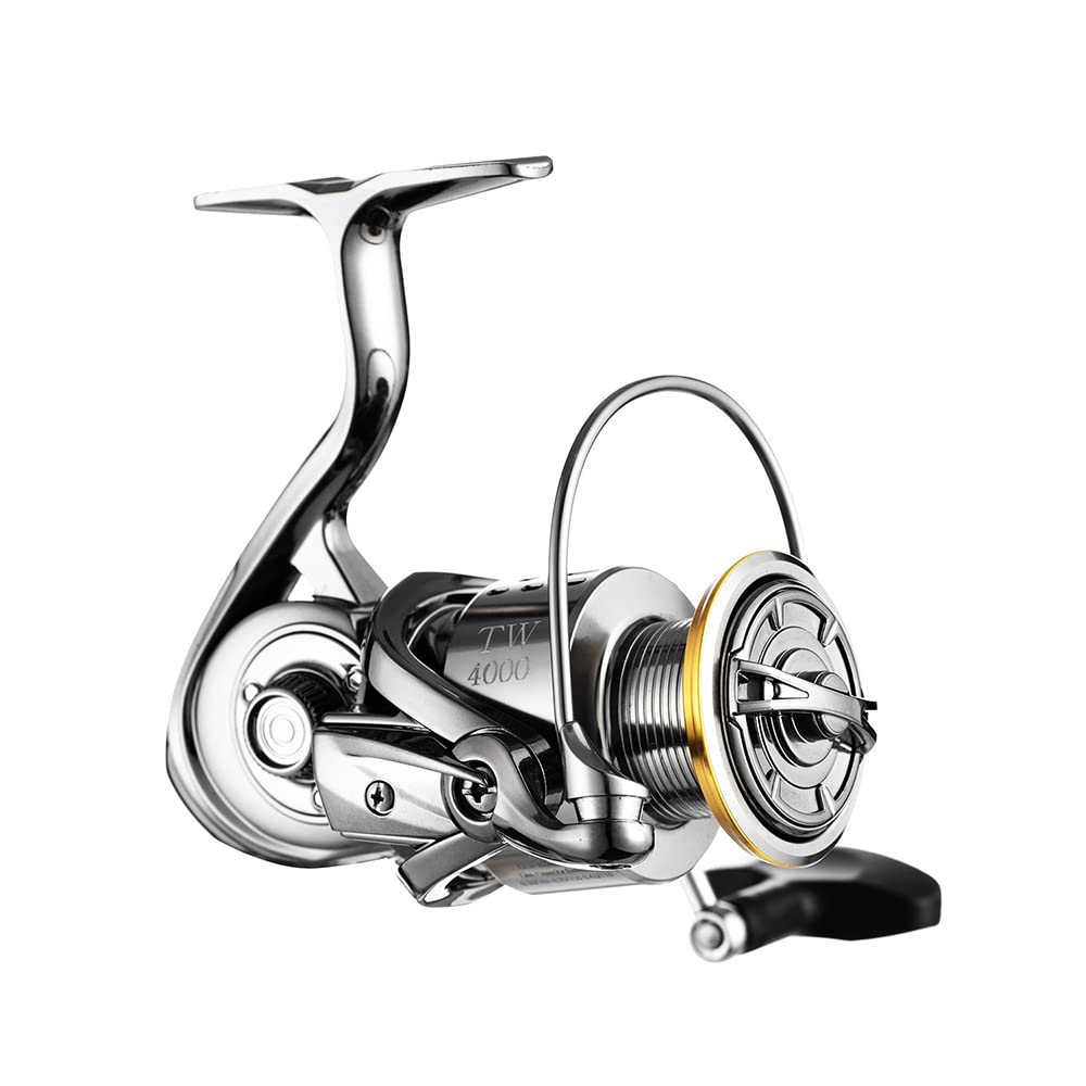 Fishdrops Saltwater Spinning Reel, 12+1BB Ultra Lightweight Powerful Fishing Reel, Metal Frame Carbon Fiber 33 LB Max Drag, 5.5:1 High Speed Ultra Smooth for Saltwater Fishing Reels