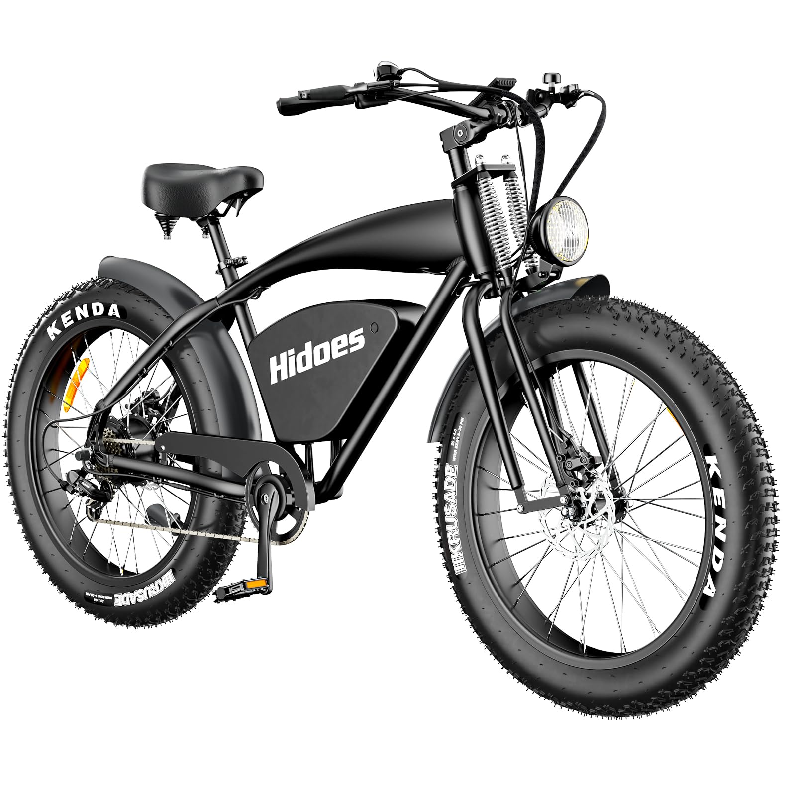 Hidoes 1200W Electric Bike for Adults, Fast Dirt Bike, E Bike with 26" Fat Tire Ebike, Fast Charge 48V 18.2Ah Battery 37.2Mph 35Miles Mountain Bike