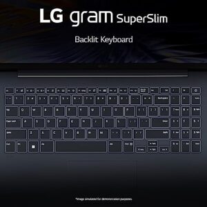 LG gram SuperSlim 15.6” OLED Laptop, Intel 13th Gen Core i7 Evo Platform, Windows 11 Home, 16GB RAM, 1TB SSD, Neptune Blue