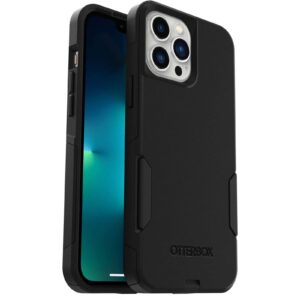 otterbox commuter series case for iphone 13 pro max & iphone 12 pro max (only) - non-retail packaging - (black)