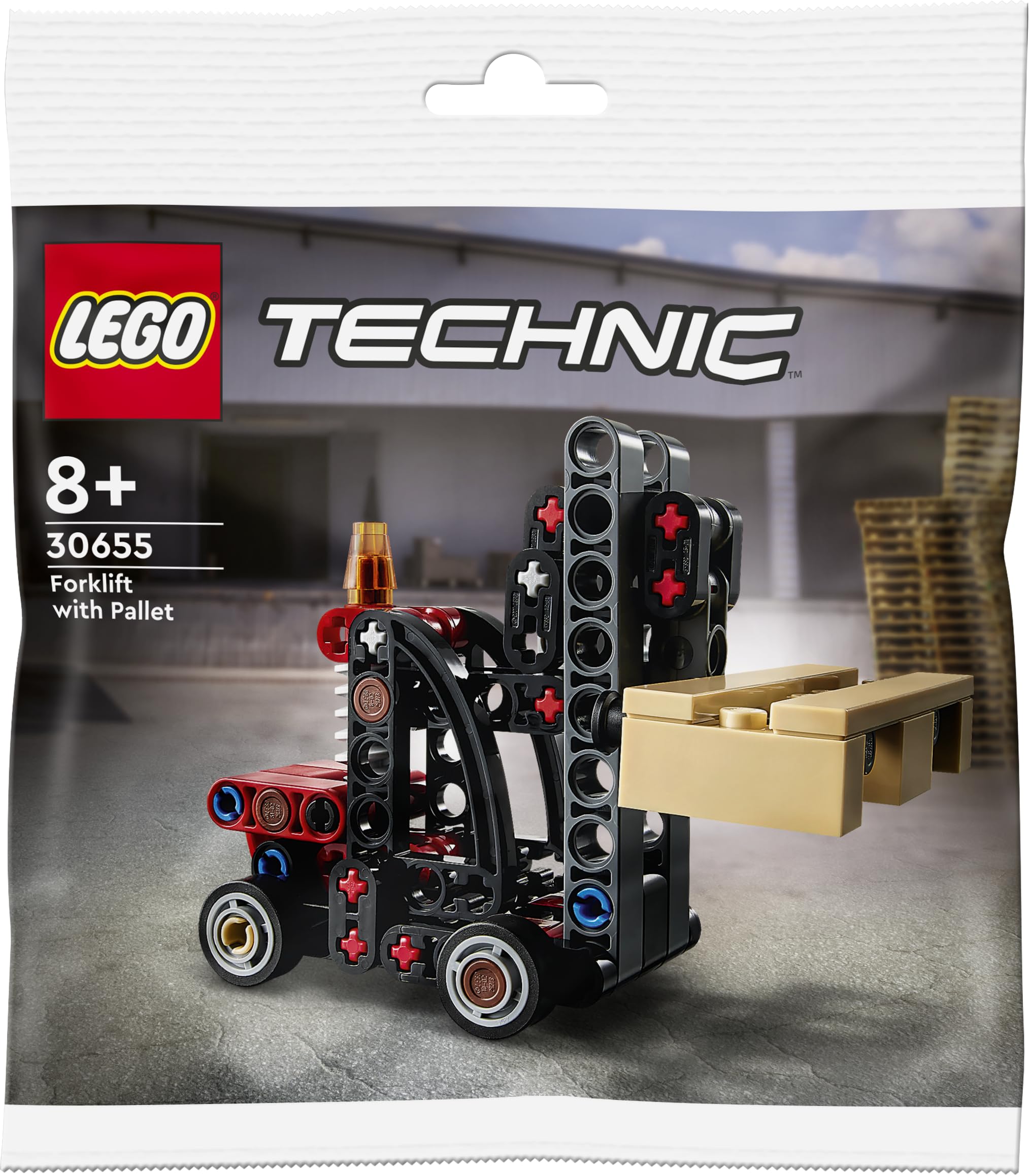 LEGO Technic Gabelstapler with Palette 30655