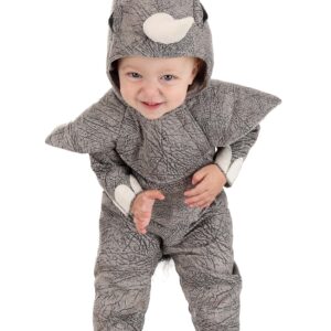 Fun Costumes Rhinoceros Infant Foam-backed shoulder caps Outfit 0/3 Months