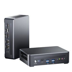 sinbun mini pc, intel i7-1280p(14c/20t, up to 4.8ghz) thunderbolt 4 mini desktop computer, four display [2xhdmi+type-c+dp] 32gb ram 1tb pcie4.0 nvme ssd, 2x 2.5g lan wifi6e bt5.3, windows 11 pro