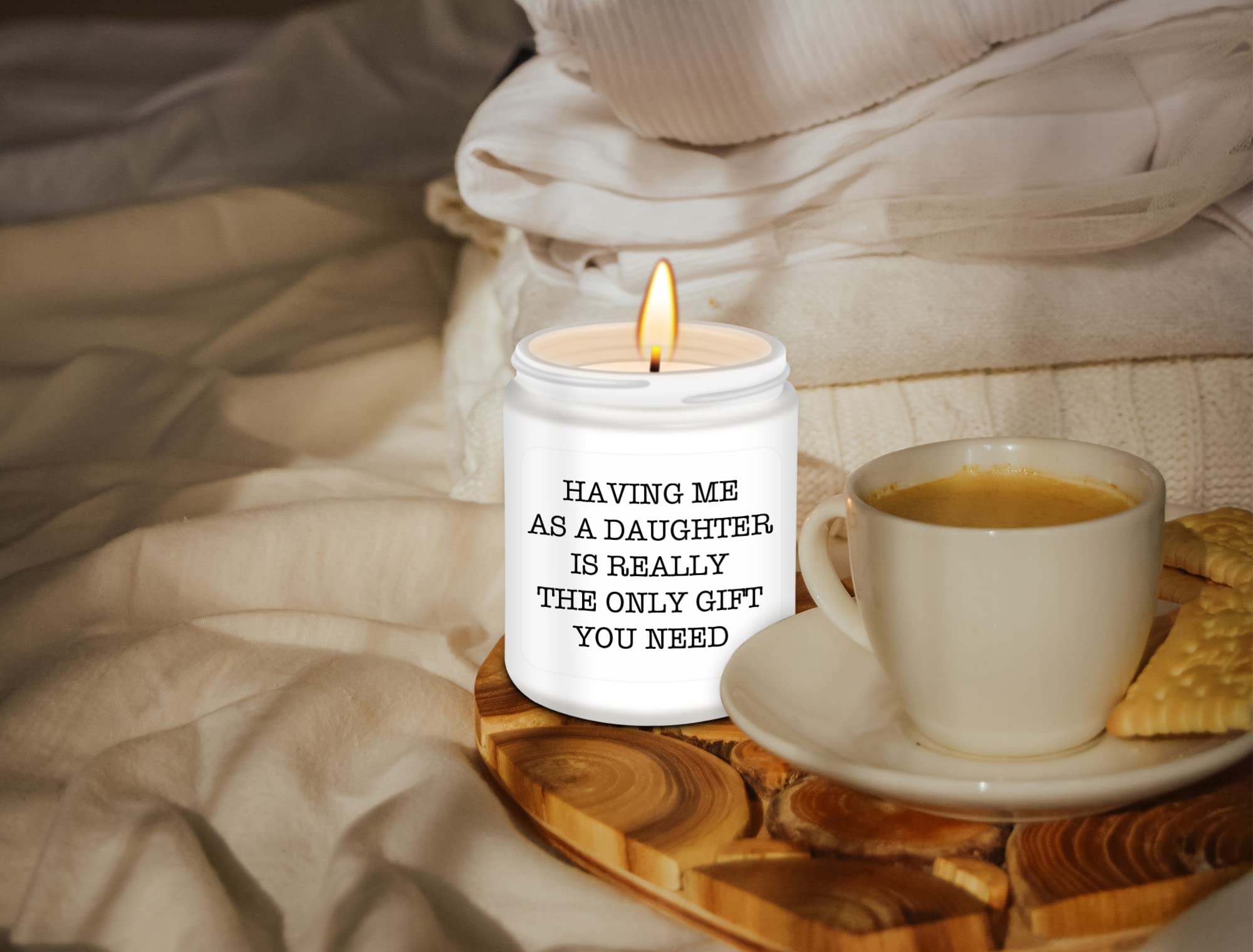 Gifts for Dad from Daughter - Funny Birthday Gifts for Dad from Daughter, Fathers Day Dad Birthday Thanksgiving Christmas Candle Gifts from Daughter