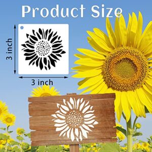 DZXCYZ 80 Pcs 3 x 3 Inch Stencils for Painting on Wood, Reusable Flower Stencils Butterfly Stencils Bird Plastic Stencils Bee Wall Stencil DIY Craft Template Paint Stencils Set for Wall Home Decor