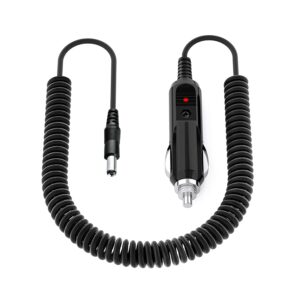 aprelco car dc adapter compatible with panasonic kx-ts4100 ts4100b phone car plug charger cable psu