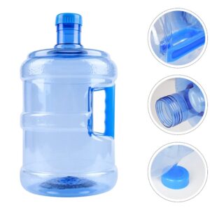 Gadpiparty Water Bottle with Handle 5 Liters Water Storage Containers Portable PC Camping Water Container Plastic Jug Water Barrel for Home Outdoor Camping Hiking